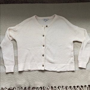 Madewell Cream Cardigan